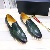 Handmade Fashion Leather Casual Comfortable Flat Shoes