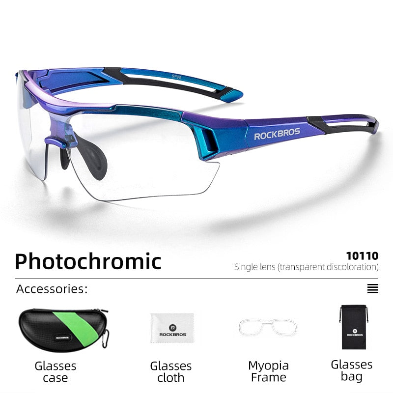 Photochromic Sports Glasses Men