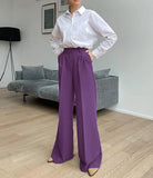Office Women Pants Loose Full Length Ladies Trousers