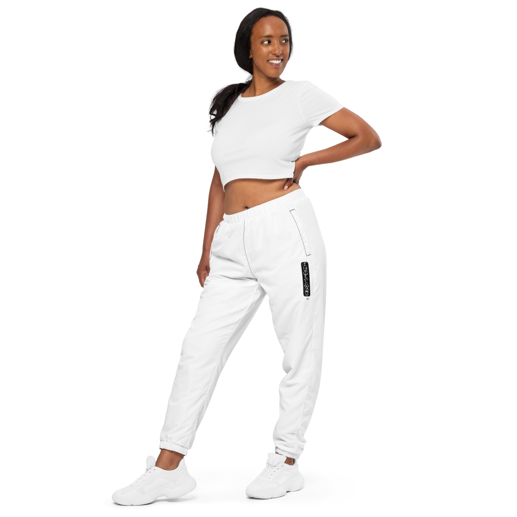 Afro Touch Unisex track pants - White