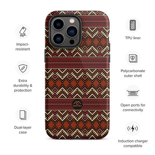 Tough Afro iPhone Case