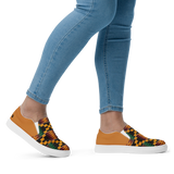 Women’s Kente Style Slip-on Canvas Shoes